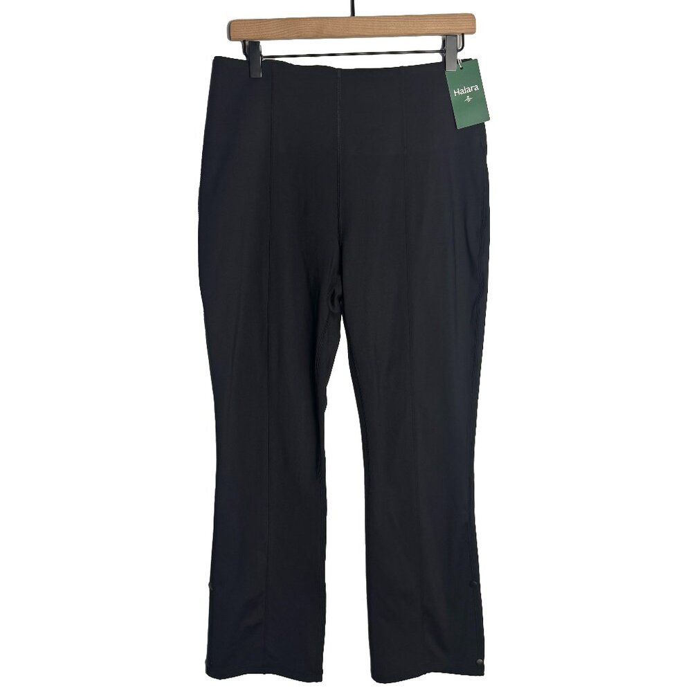 Halara High Waisted 7/8 Black Leggings with Snaps Size XL NWT